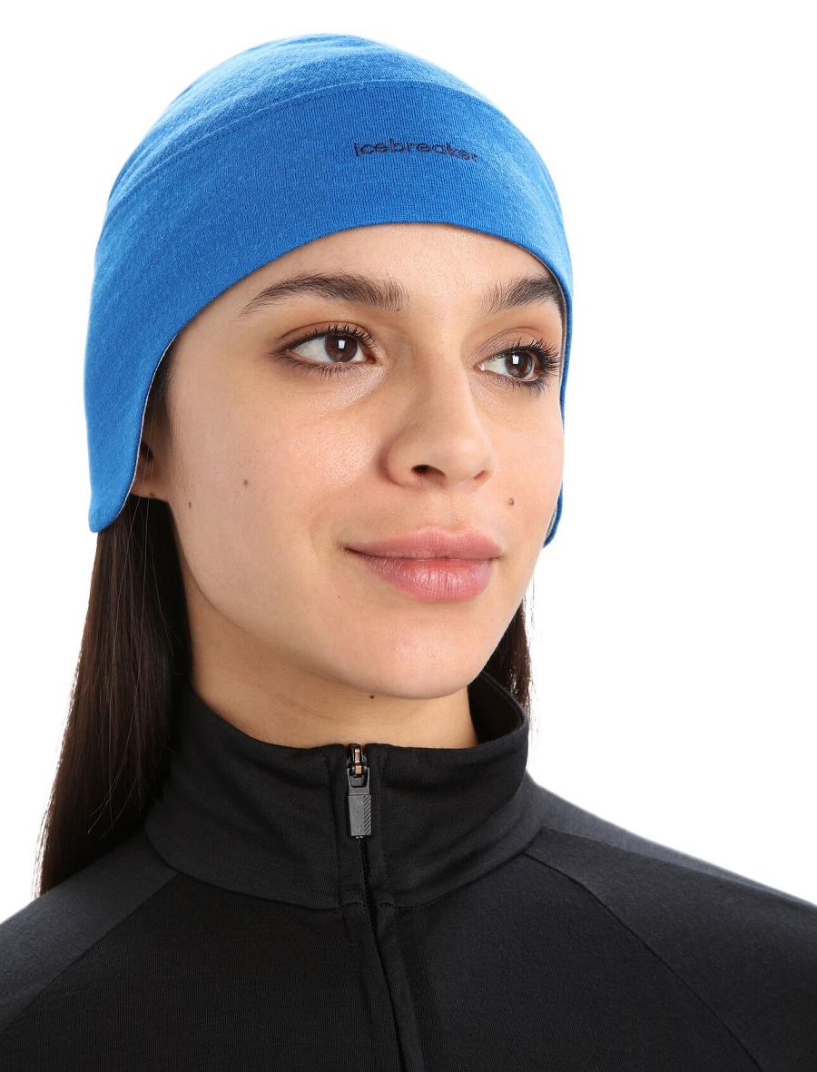 Icebreaker Unisex Merino Quantum Beanie Miesten Hatut Sininen | FI 1085VRWD